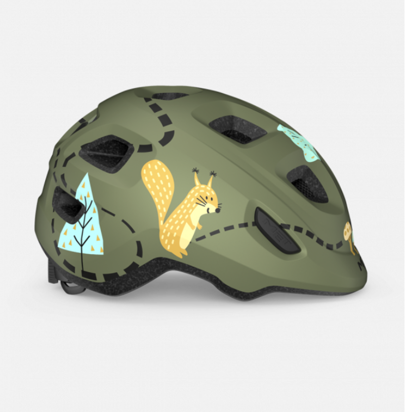 MET Hooray Helmet Youth Green Forest