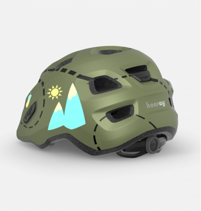 MET Hooray Helmet Youth Green Forest-1