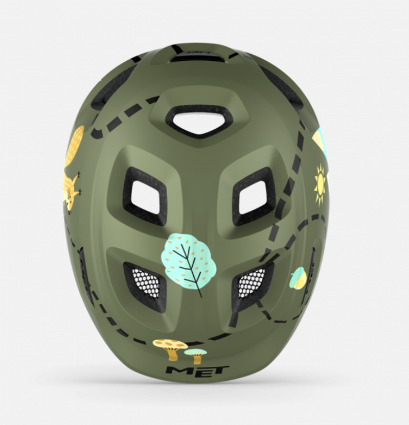 MET Hooray Helmet Youth Green Forest-2