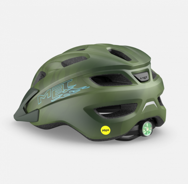 MET Crackerjack Youth Mips Helmet Green-2
