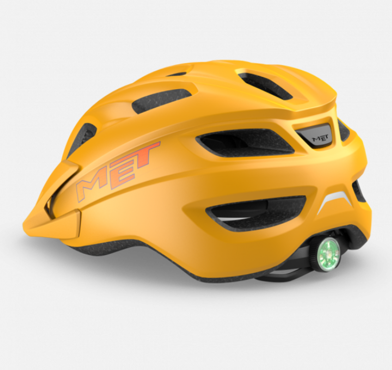 MET Crackerjack Youth Helmet Orange -1