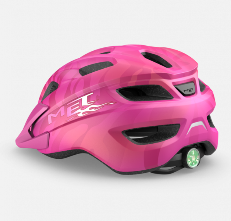 MET Crackerjack Youth Helmet Pink-2