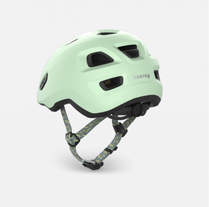 MET Hooray Youth Helmet Frosty Green-1