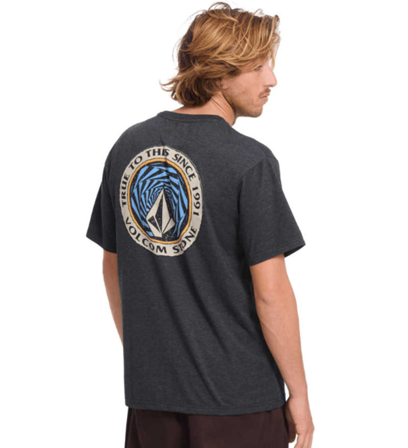 Volcom Ringstone SS Tee Heather Black-1