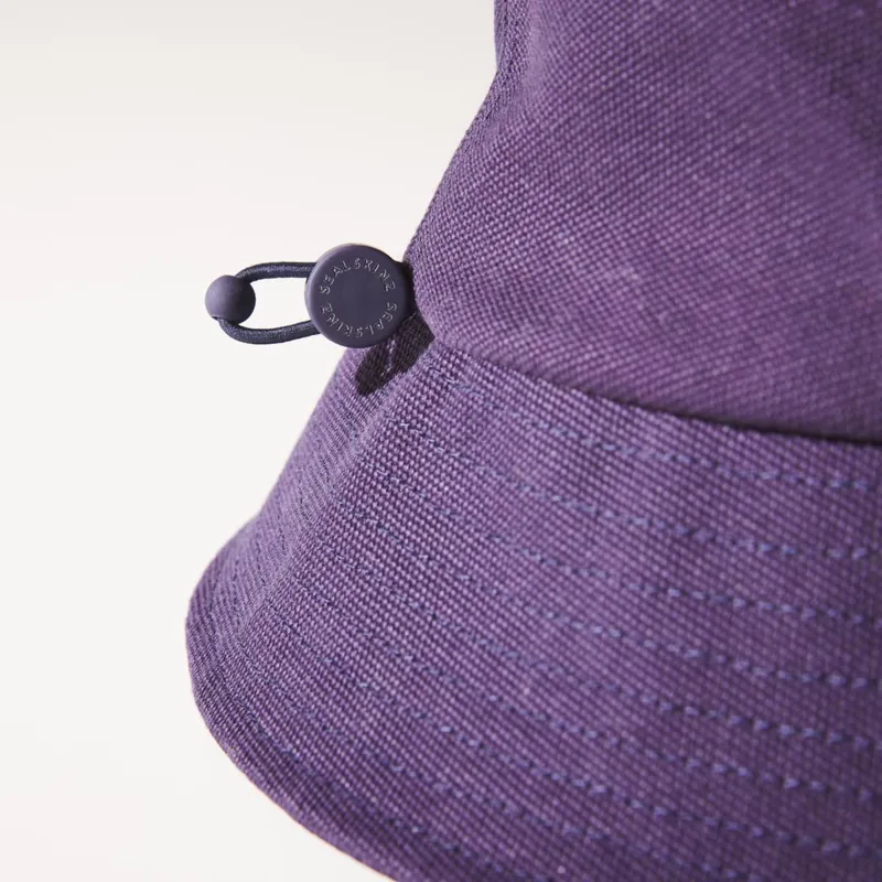 SealSkinz Lynford Waterproof Canvas Bucket Hat Navy-2