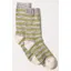 Sealskinz Banham Bamboo Mid Length Striped Women's Sock Mint/Grey/Cream