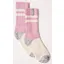 Sealskinz Cawston Bamboo Mid Length Colour Blocked Women's Sock Pink/Grey/Cream