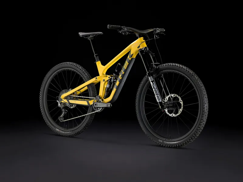 Trek Slash 9.9 XTR Mountain Bike 2023 Satin Baja Yellow-1