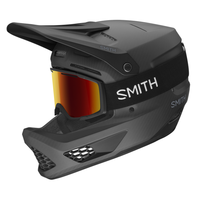Smith Hardline Carbon Downhill MIPS MTB Full Face Helmet Black-4