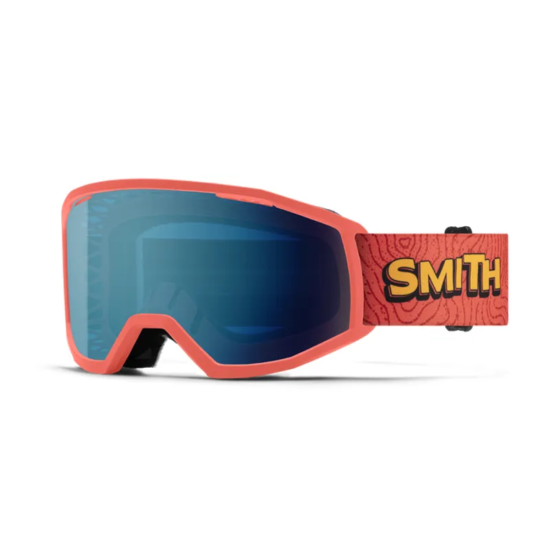 Smith Loam S MTB Goggle Blaze + Blue Mirror Lens