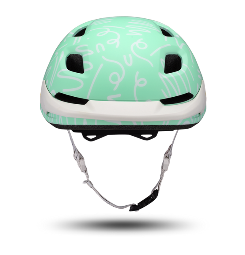 Specialized Shuffle 2 LED Kids Helmet 4-7 Years Dune White Graphic-2