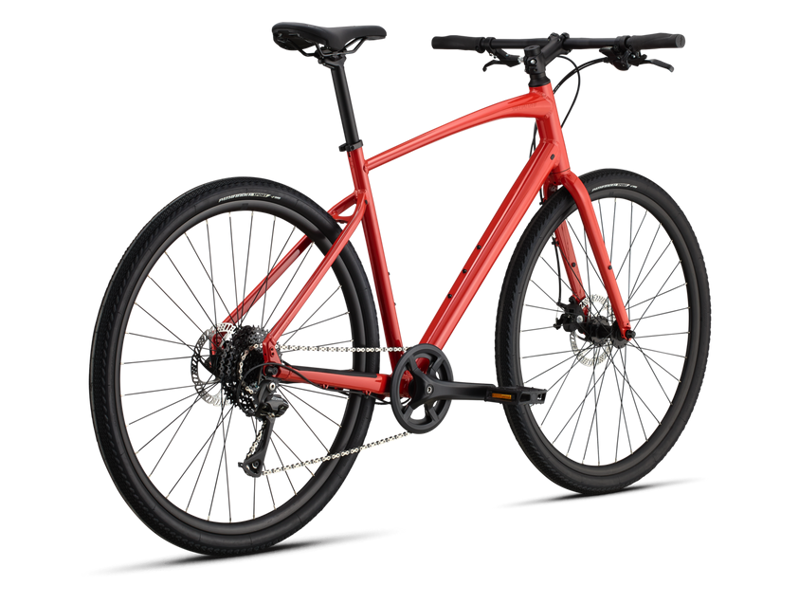 Specialized Sirrus X 1.0 2025 Hybrid Bike Gloss Deep Orange / Redwood Reflective-2