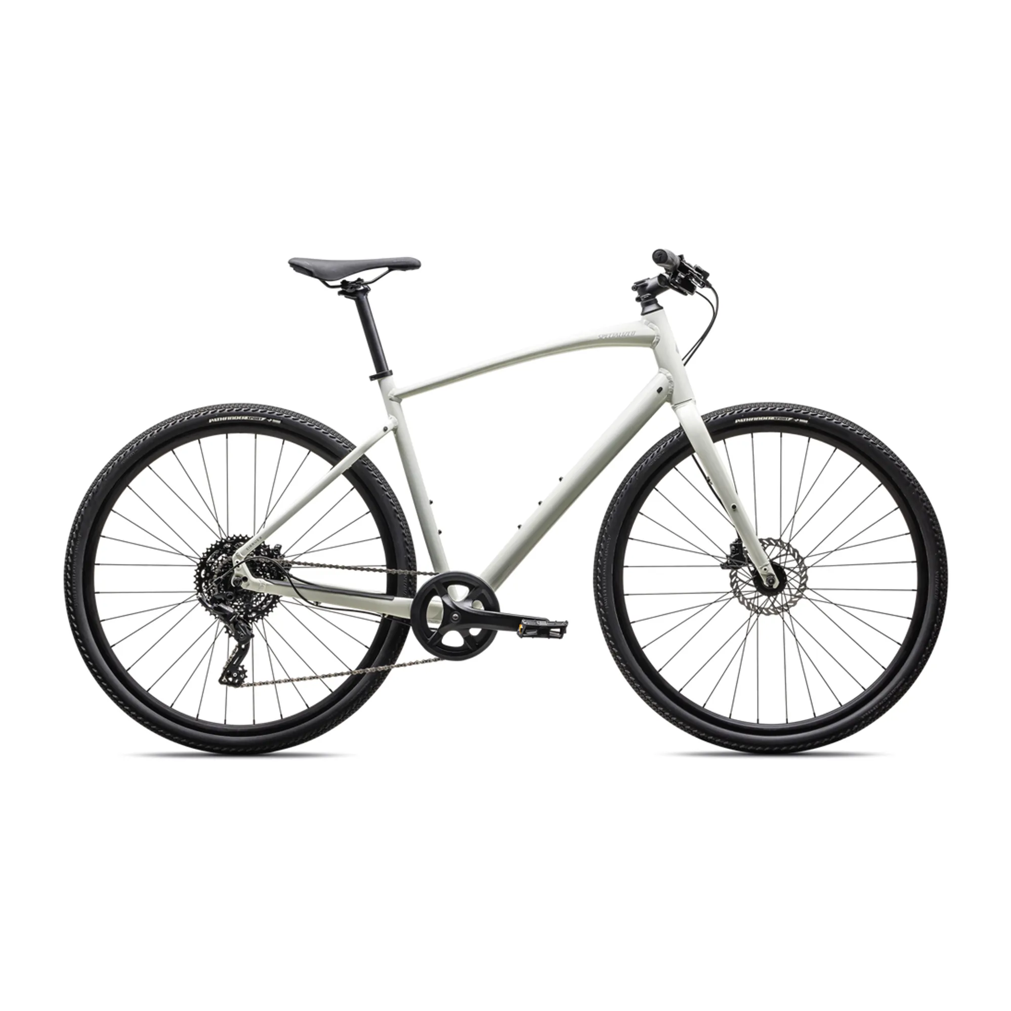 Specialized Sirrus X 2.0 2025 Hybrid Bike Gloss Dune White / Dove Grey ...