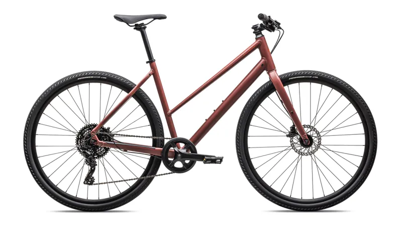 Specialized Sirrus X 2.0 Step-Through 2025 Hybrid Bike Satin Spice / Deep Orange Reflective