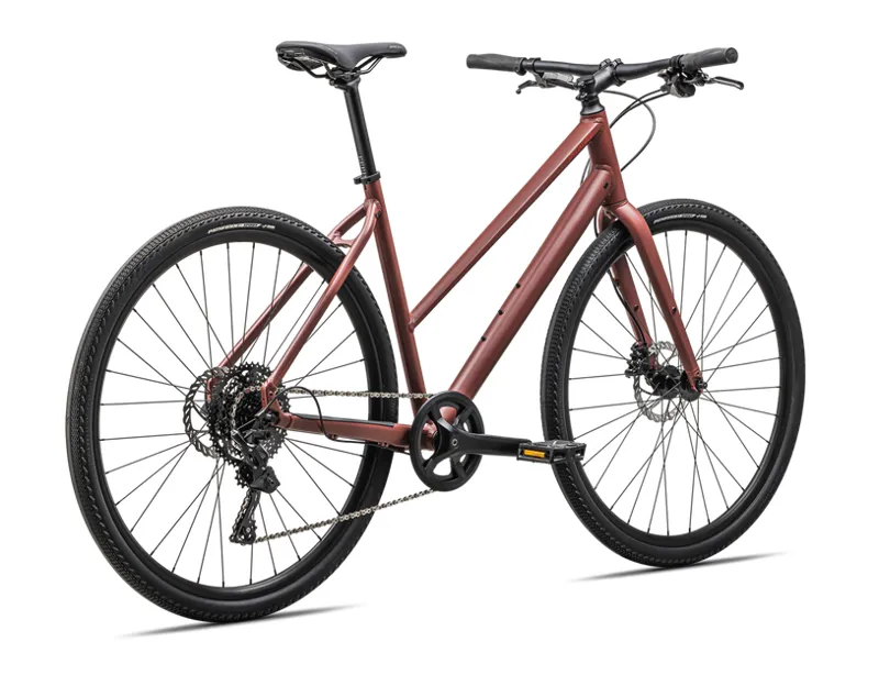 Specialized Sirrus X 2.0 Step-Through 2025 Hybrid Bike Satin Spice / Deep Orange Reflective-2