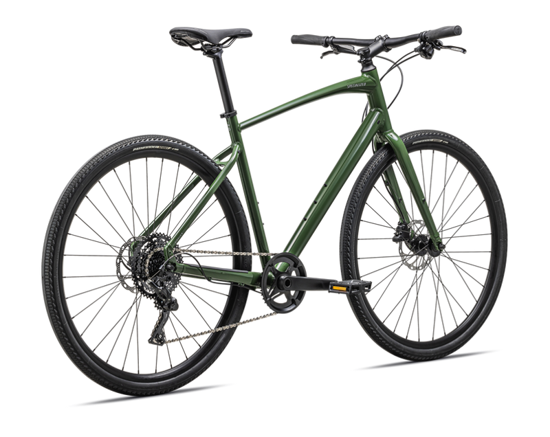 Specialized Sirrus X 3.0 2025 Hybrid Bike Gloss Cypress / Cool Grey Reflective-2