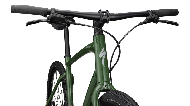 Specialized Sirrus X 3.0 2025 Hybrid Bike Gloss Cypress / Cool Grey Reflective-4