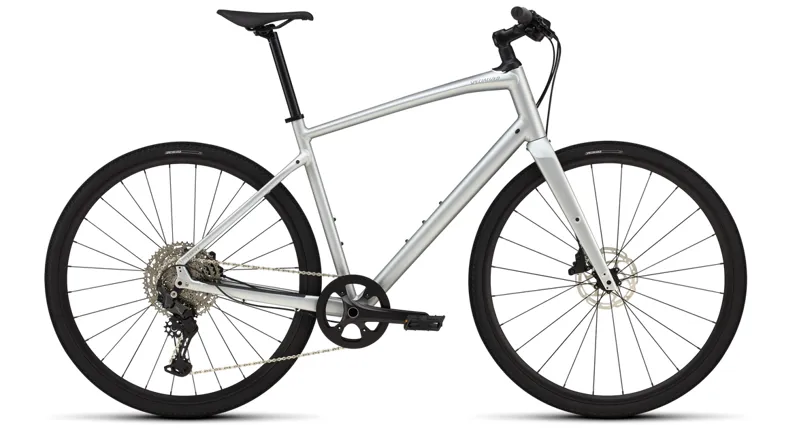 Specialized Sirrus X 4.0 2025 Hybrid Bike Satin Silver Dust / Cool Grey Reflective