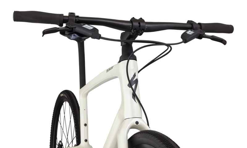 Specialized Sirrus X 6.0 2025 Hybrid Bike Gloss Dune White / Obsidian Fade Reflective-3