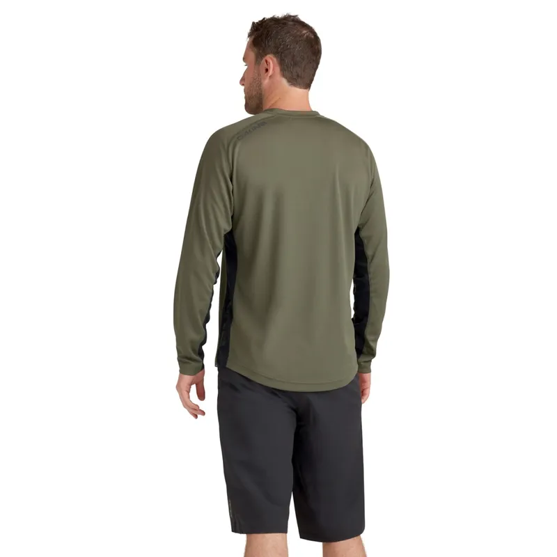 Dakine Thrillium LS MTB Jersey Peat Green-1