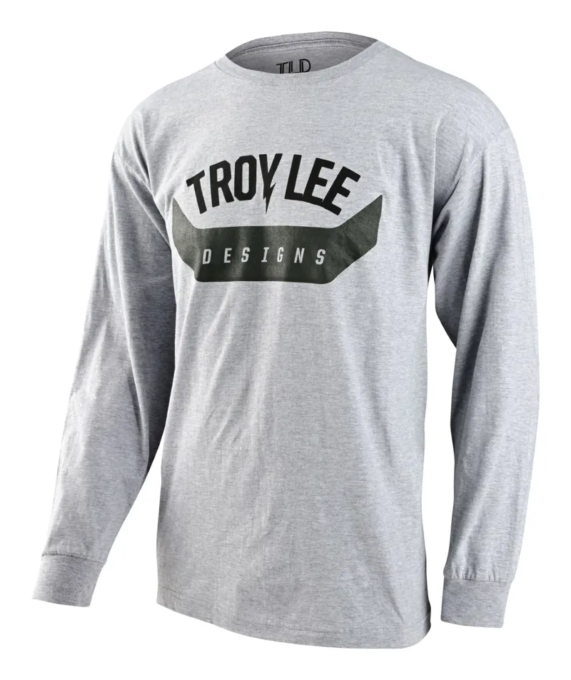Troy Lee Designs Arc LS Tee Heather/Grey