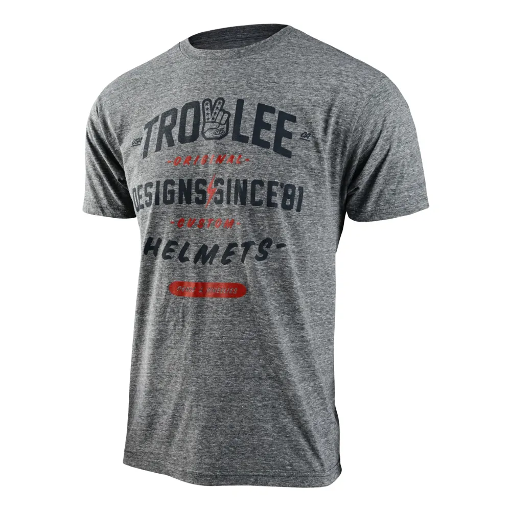 Image of Troy Lee Designs Roll Out SS Tee Ash/Heather