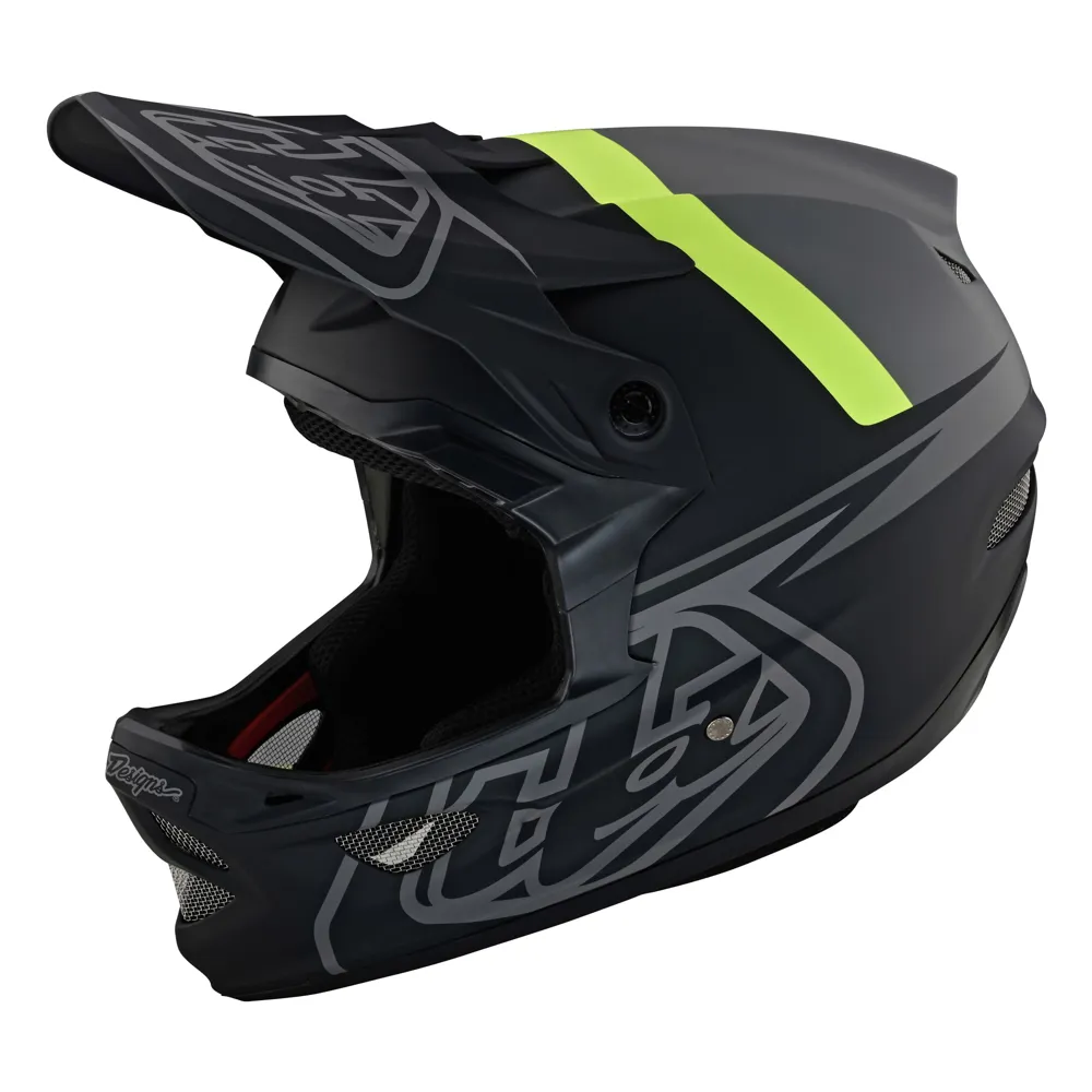 Image of Troy Lee Designs D3 Fiberlite Full Face MTB Helmet Slant Grey