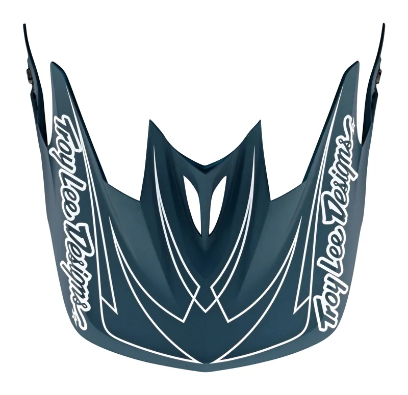 Troy Lee Designs D3 Fiberlite Full Face MTB Helmet SpiderStripe Blue -8