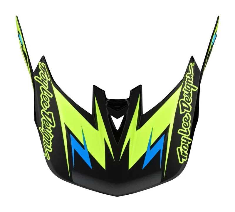 Troy Lee Designs D4 Carbon Full Face MIPS MTB Helmet Volt Black/Flo Yellow-8