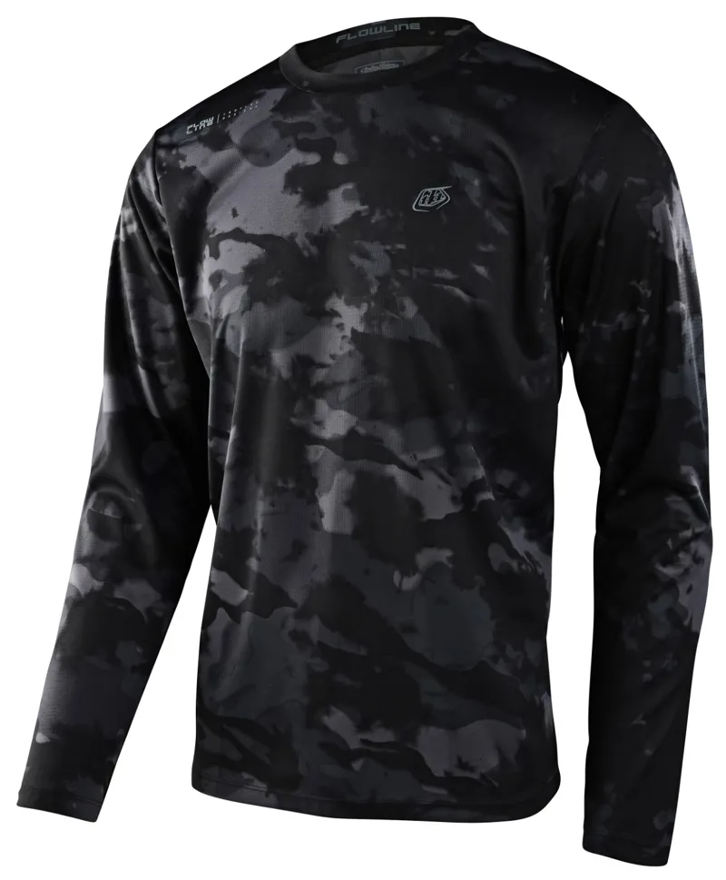 Troy Lee Designs Flowline LS MTB Jersey Covert Black