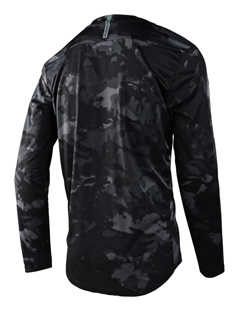 Troy Lee Designs Flowline LS MTB Jersey Covert Black-1