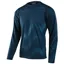 Troy Lee Designs Skyline Chill LS MTB Jersey Waves Dark Slate Blue