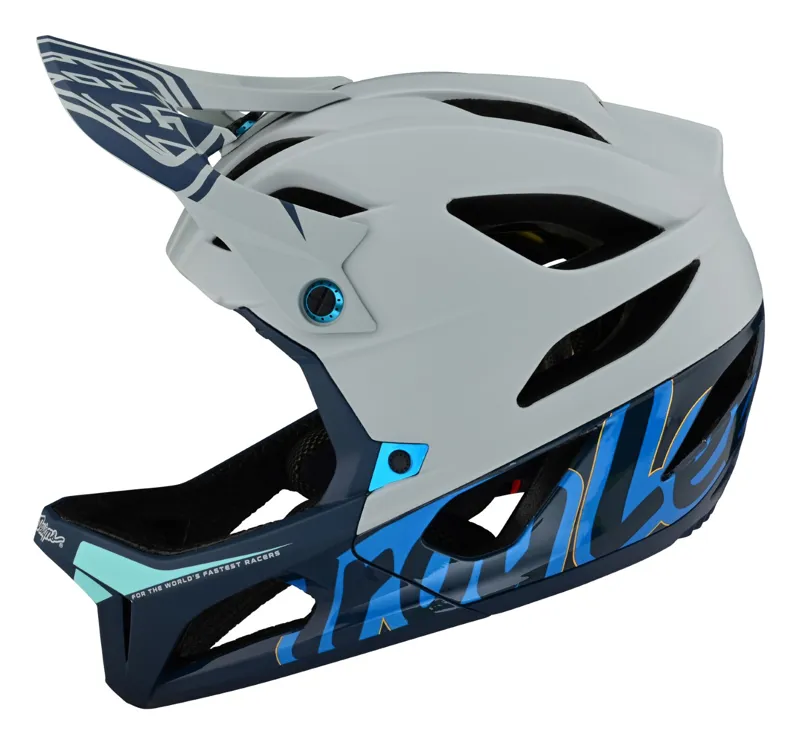 Troy Lee Designs Stage MIPS Full Face Helmet Signature Blue-2
