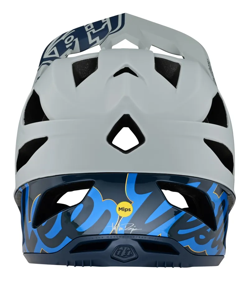 Troy Lee Designs Stage MIPS Full Face Helmet Signature Blue-4
