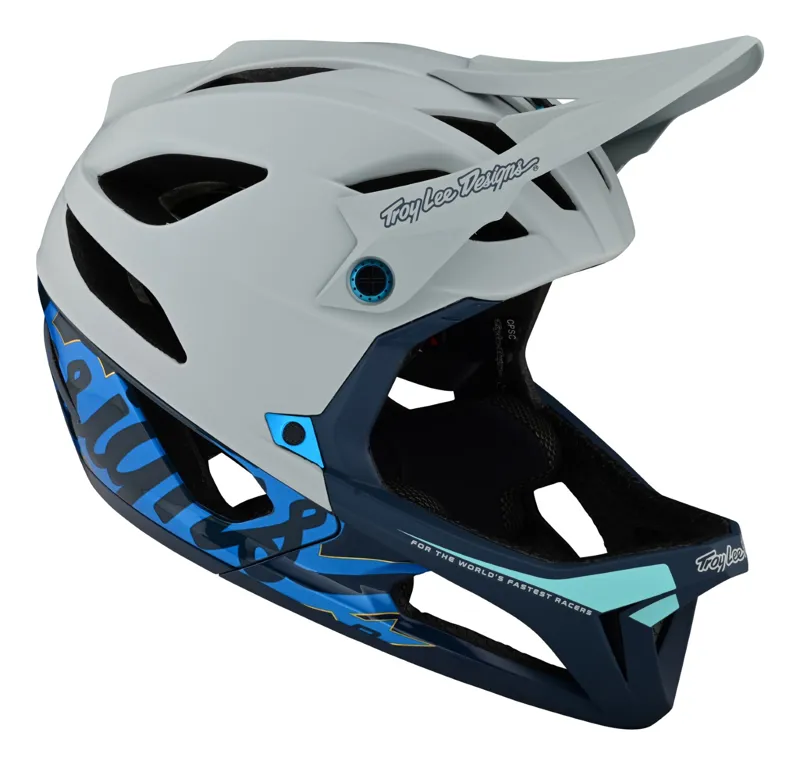 Troy Lee Designs Stage MIPS Full Face Helmet Signature Blue-1