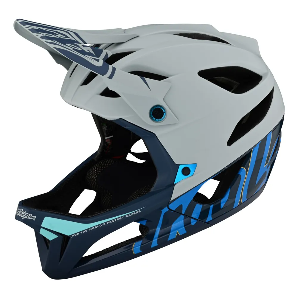 Image of Troy Lee Designs Stage MIPS Full Face Helmet Signature Blue