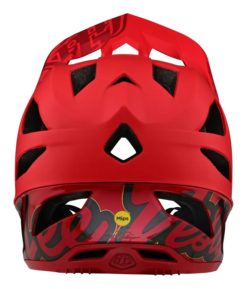 Troy Lee Designs Stage MIPS Full Face Helmet Signature Red-4