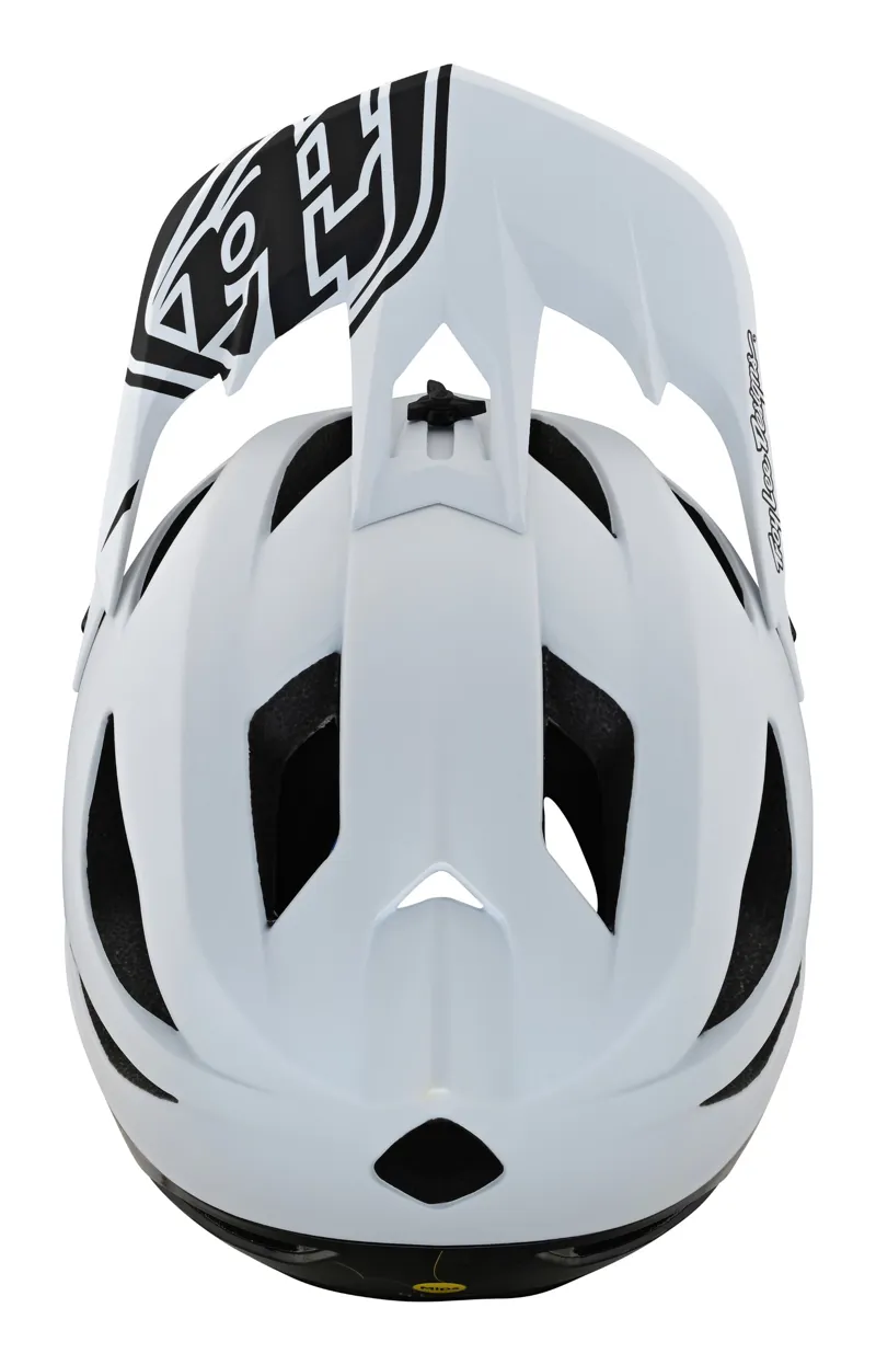 Troy Lee Designs Stage MIPS Full Face Helmet Signature White-7