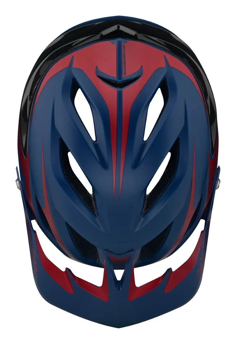Troy Lee Designs A3 MIPS MTB Helmet Fang Dark Blue/Burgundy-3