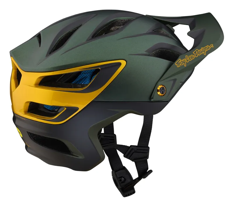 Troy Lee Designs A3 MIPS MTB Helmet Uno Green-1