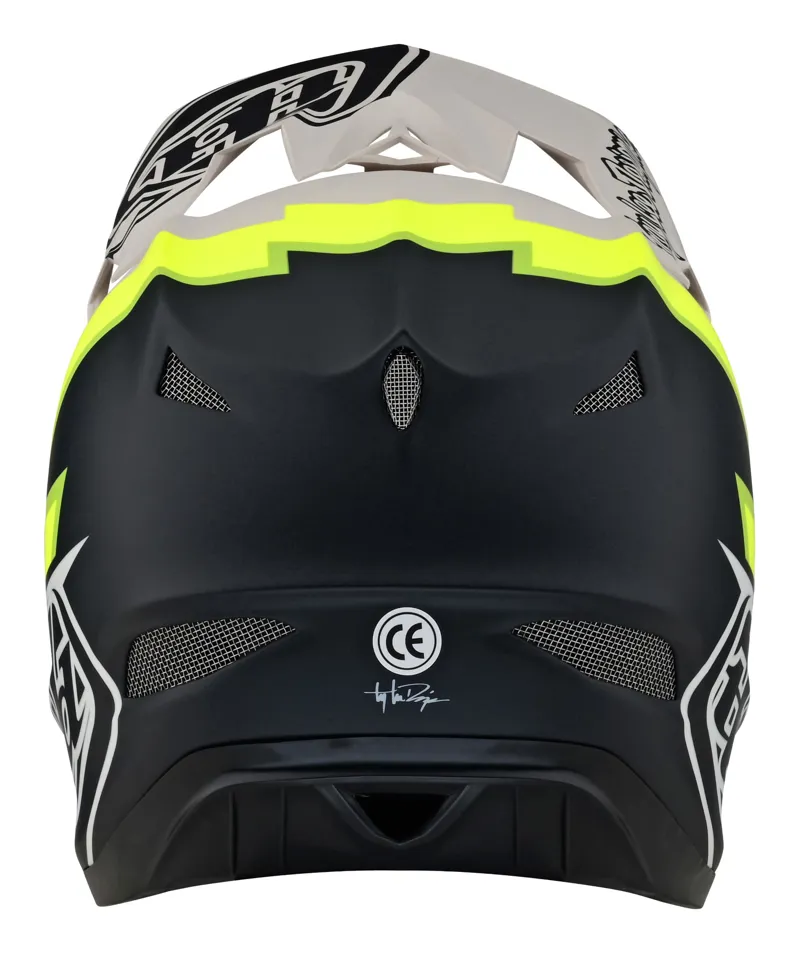 Troy Lee Designs D3 Fiberlite Full Face MTB Helmet Volt/Flo Yellow-3