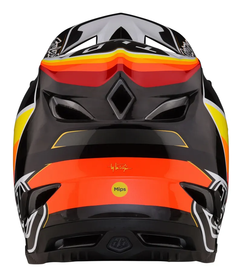 Troy Lee Designs D4 Carbon Full Face MIPS MTB Helmet Reverb Black/White-3