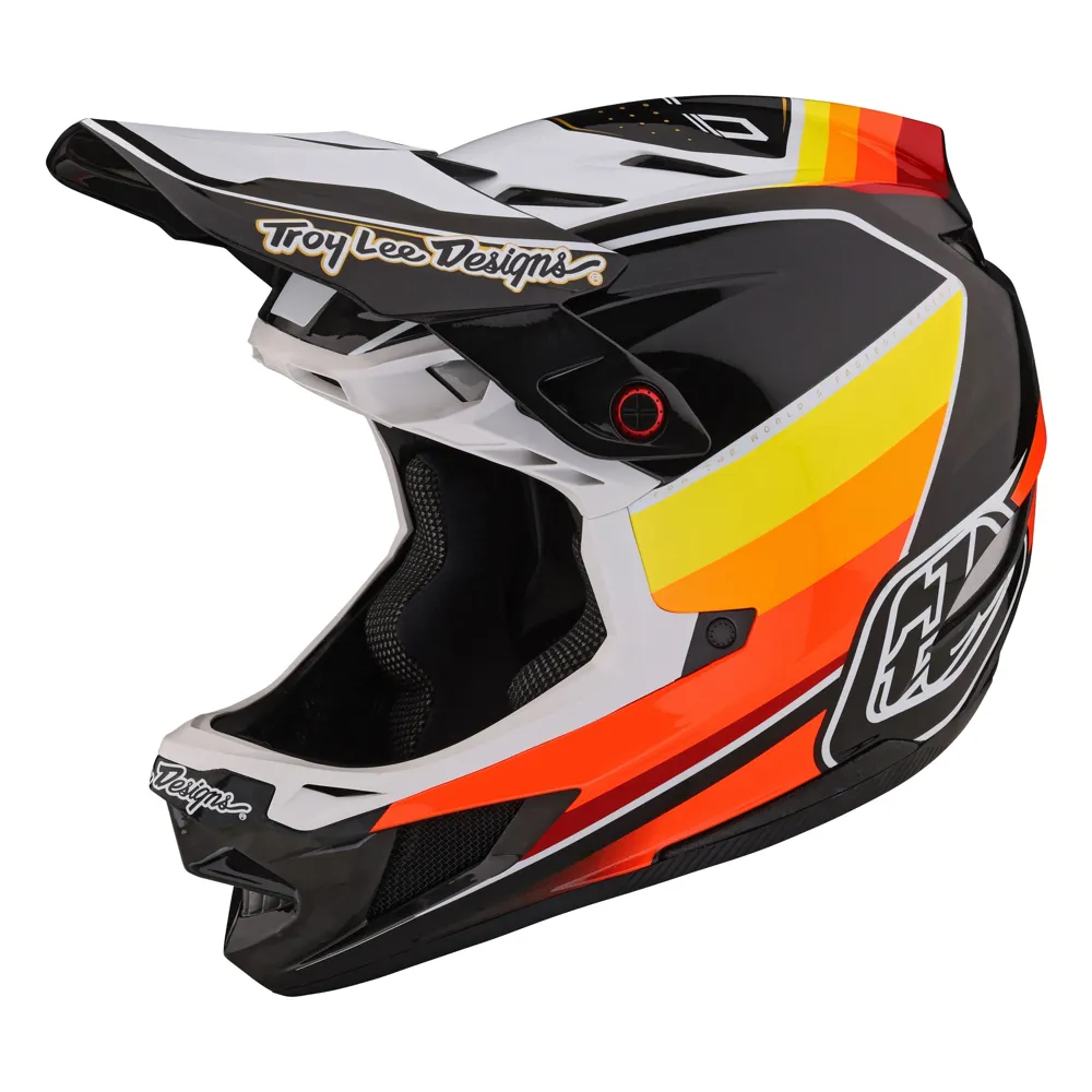 Image of Troy Lee Designs D4 Carbon Full Face MIPS MTB Helmet Reverb Black/White