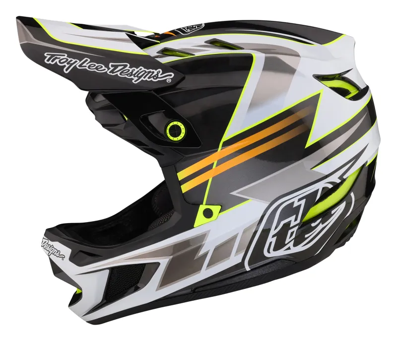 Troy Lee Designs D4 Carbon Full Face MIPS MTB Helmet Saber Grey-1