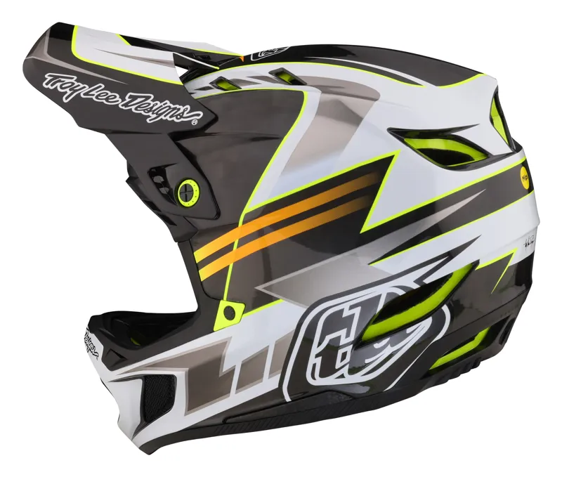 Troy Lee Designs D4 Carbon Full Face MIPS MTB Helmet Saber Grey-2