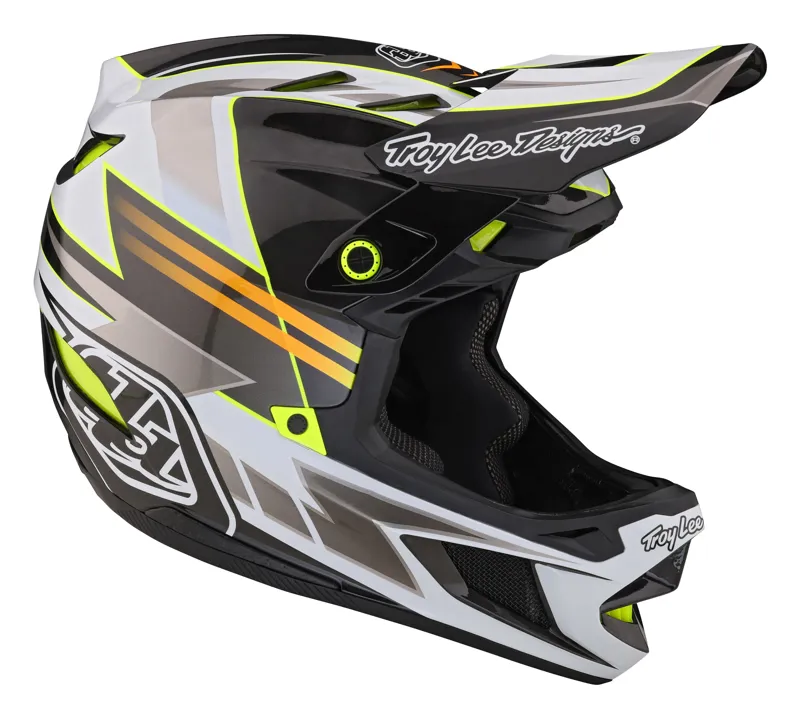 Troy Lee Designs D4 Carbon Full Face MIPS MTB Helmet Saber Grey-6