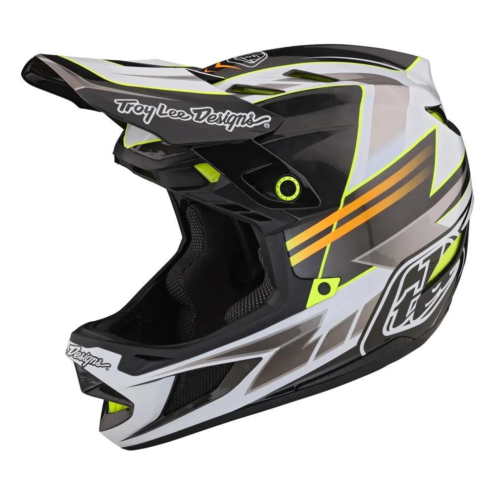 Image of Troy Lee Designs D4 Carbon Full Face MIPS MTB Helmet Saber Grey