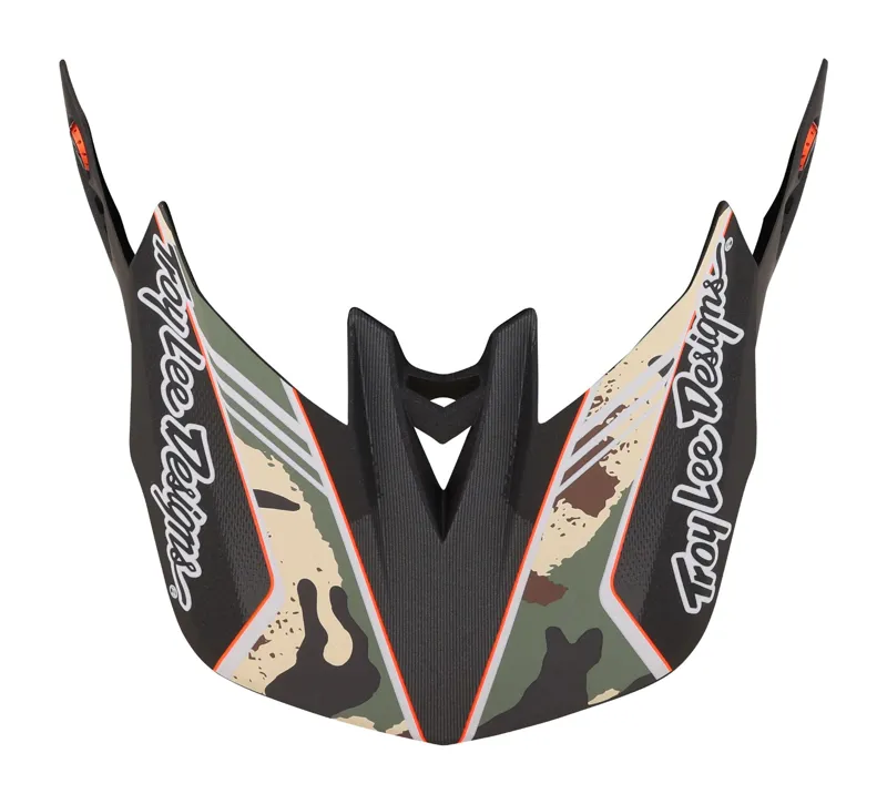 Troy Lee Designs D4 Composite Full Face MIPS MTB Helmet Matrix Camo Army Green-8