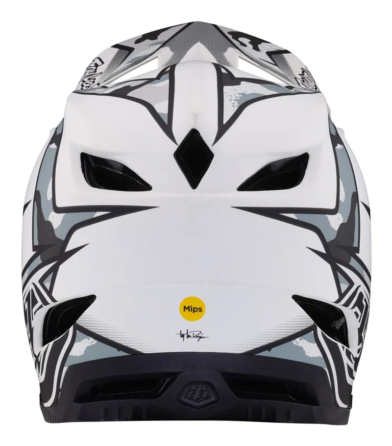 Troy Lee Designs D4 Composite Full Face MIPS MTB Helmet Matrix Camo White-3