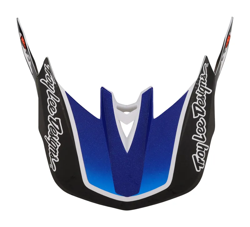 Troy Lee Designs D4 Composite Full Face MIPS MTB Helmet Qualifier White/Blue-8